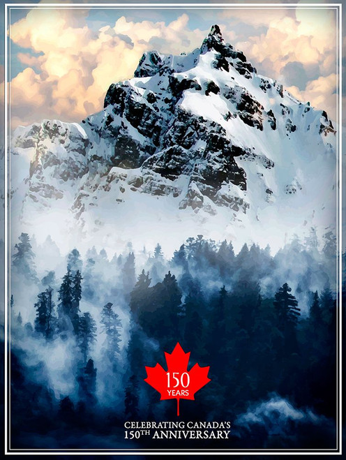 Canada150 Poster Print - Red Truck Old