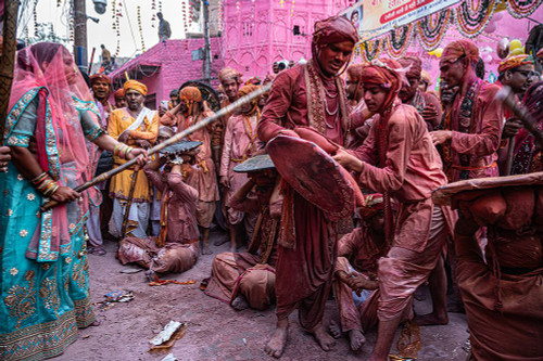 Holi of Barsana-31 Poster Print - Mona Singh