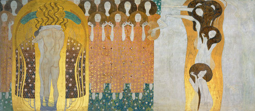 Klimt-Beethoven Frieze-Detail Poster Print - Collection Masters