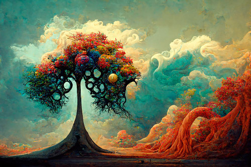 A049 Tree Of Life Poster Print - Ray Heere