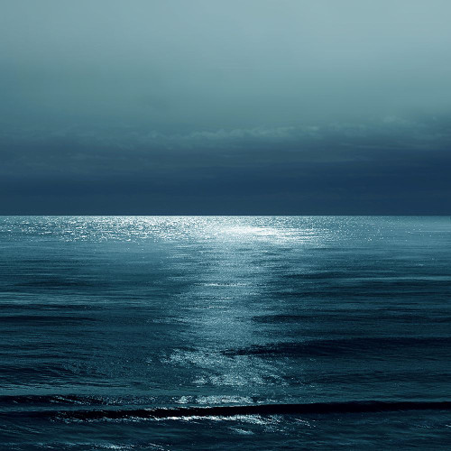 Moonlit Ocean Teal II Poster Print - Maggie Olsen