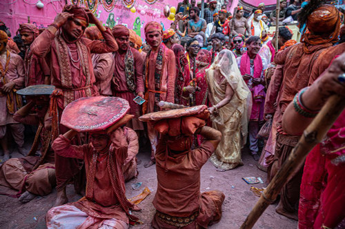Holi of Barsana-33 Poster Print - Mona Singh