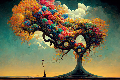 A047 Tree Of Life Poster Print - Ray Heere