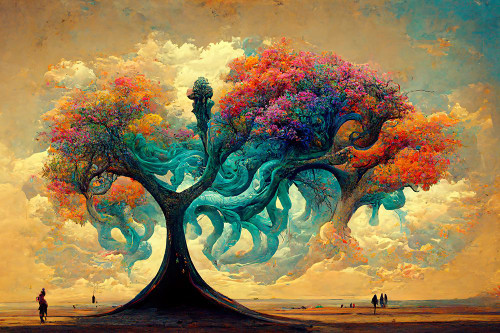 A042 Tree Of Life Poster Print - Ray Heere