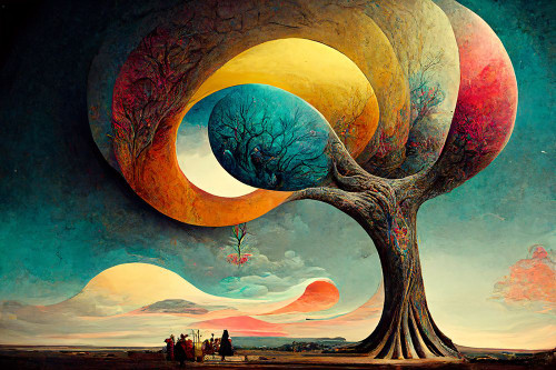 A039 Tree Of Life Poster Print - Ray Heere