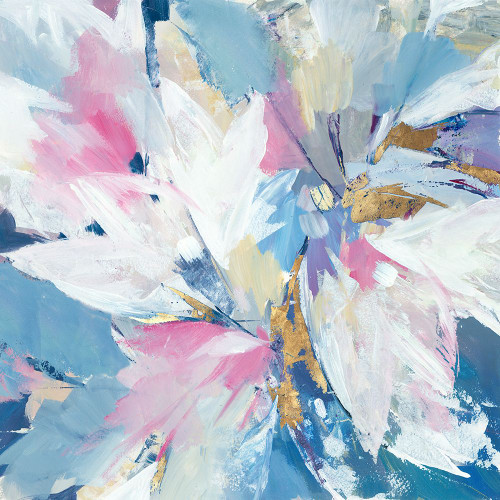 Pink Pastel Floral Poster Print - Lera