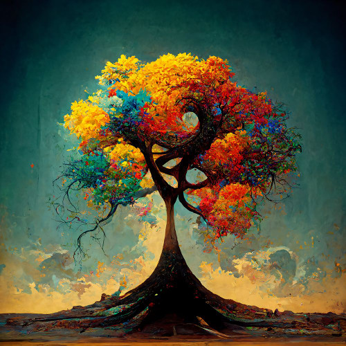 A036 Tree Of Life Poster Print - Ray Heere