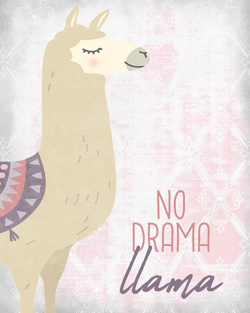 No Drama Llama Poster Print - Allen Kimberly