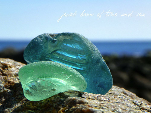 Jewels Born of Time and Sea Poster Print - GST