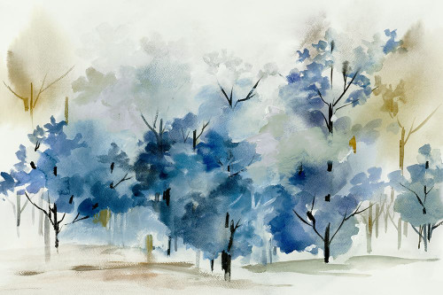 Standing Still Blue I Poster Print - Lera