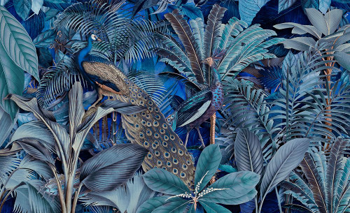 Jungle Birds Garden No4 Poster Print - Andrea Haase