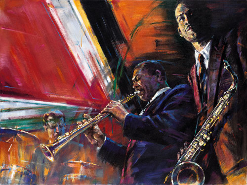 Red Hot Poster Print - Jin G. Kam