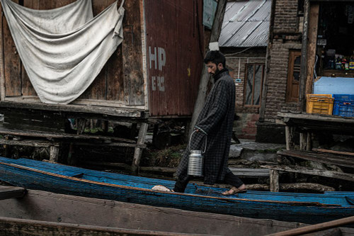 Time Spent at Dal Lake-4 Poster Print - Mona Singh