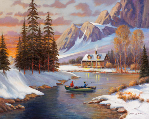 Last Catch of the Season Poster Print - John Zaccheo