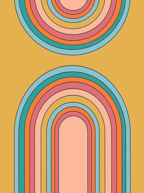 Rainbow Abstract Rainbows Poster Print - Leah Straatsma