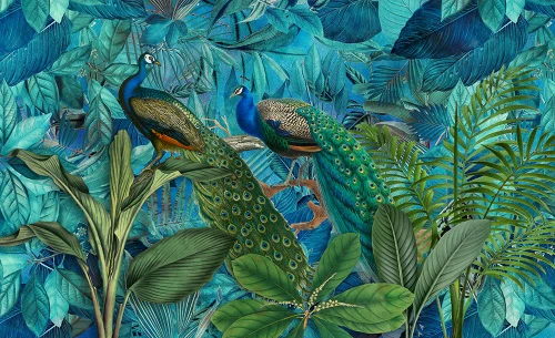 Jungle Birds Garden No1 Poster Print - Andrea Haase