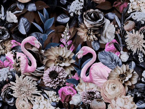 Flamingo Garden No3 Poster Print - Andrea Haase