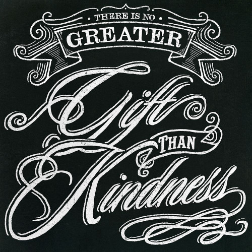 Honest Words - Kindness Poster Print - Cory Steffen
