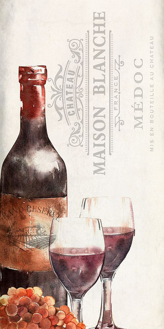 Vineyard Panel 1 Poster Print - Kimberly Allen