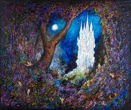 The Fairie Castle Poster Print - Bill Bell