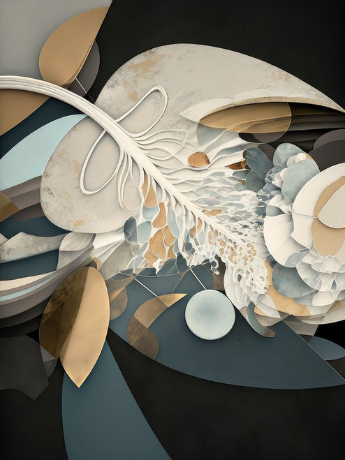 Fractal Foliage Poster Print - Bella Eve