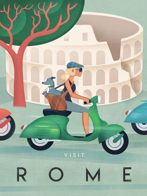 Rome Poster Print - Martin Wickstrom
