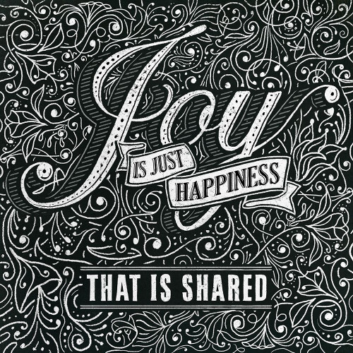 Honest Words - Joy Poster Print - Cory Steffen