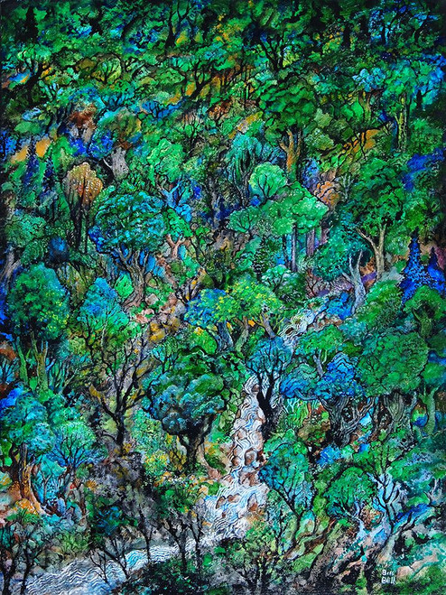 Waterfall Poster Print - Bill Bell