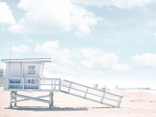 Hut Clouds Poster Print - Leah Straatsma