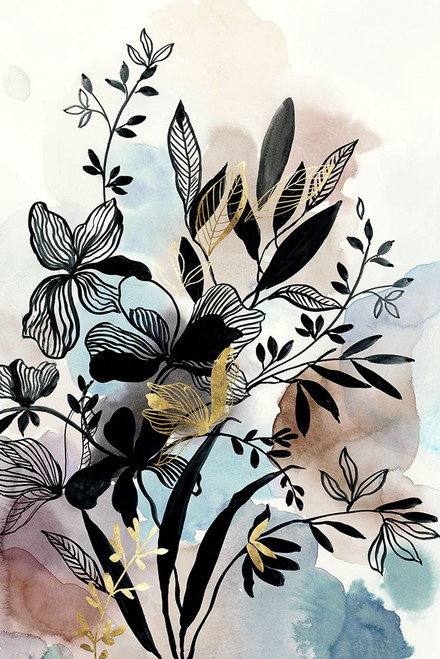 Gold Embroidery II Poster Print - Asia Jensen