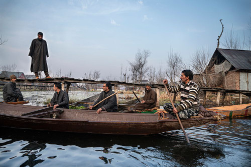 Dal Lake Vegetable Market-7 Poster Print - Mona Singh