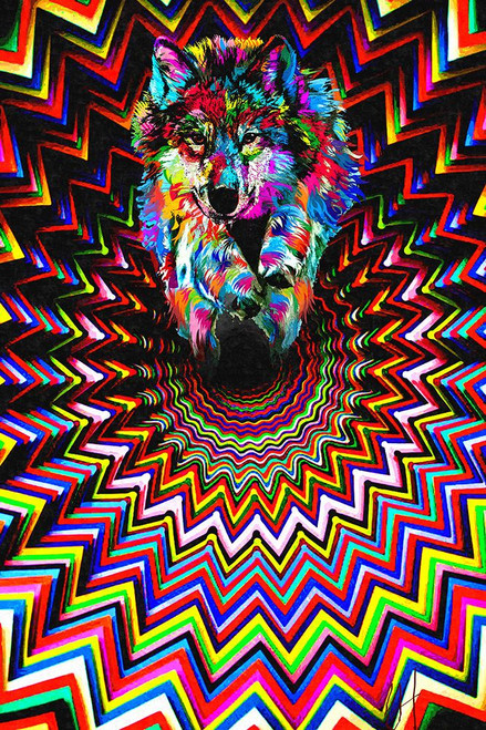 Wolf Run Poster Print - Henderson Fine Murray