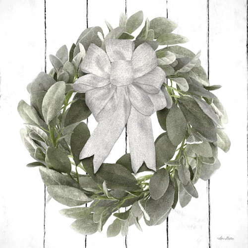 Lambs Ear Wreath Poster Print - Lori Deiter