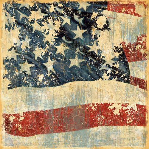Old Glory II Poster Print - John Zaccheo