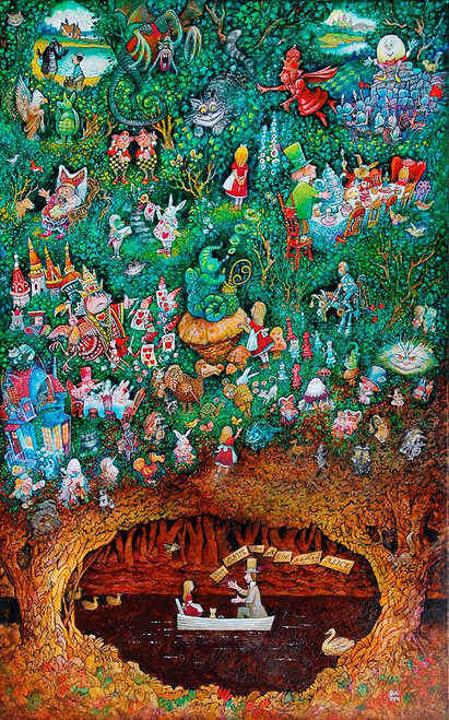 There Once Was A Girl Named Alice Poster Print - Bill Bell