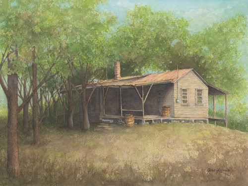 Hilltop Hideaway Poster Print - Gene Rizzo