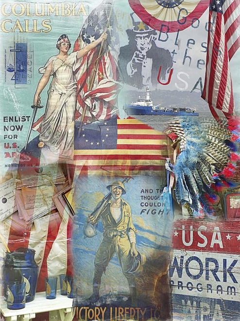 God Bless the USA Poster Print - GST