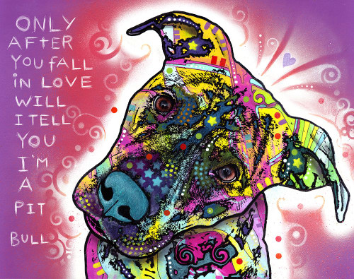 I√ïm a Pit Bull Poster Print - Russo Collection Dean