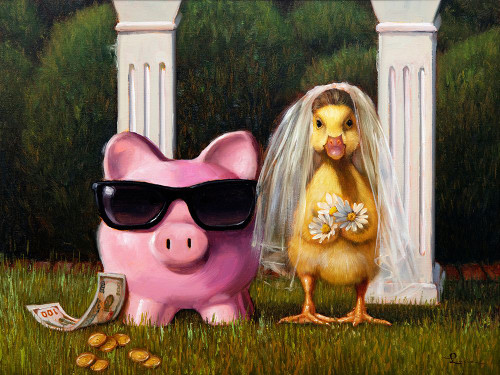 Gold Digger Poster Print - Lucia Heffernan