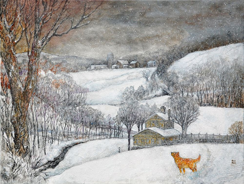 DaisyÕs First Snow Poster Print - Bill Bell