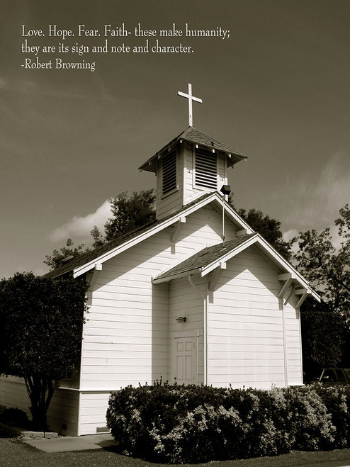 Love. Hope. Fear. Faith. Poster Print - GST