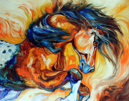 Dance Of The Wild One Poster Print - Marcia Baldwin