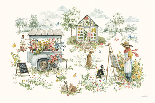 Blissful Moments I Poster Print - Lisa Audit