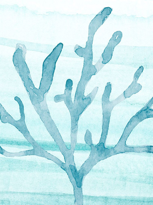 Watercolor Ombre Coral 2 Poster Print - Kimberly Allen