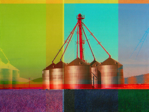 Silos Poster Print - JB Hall