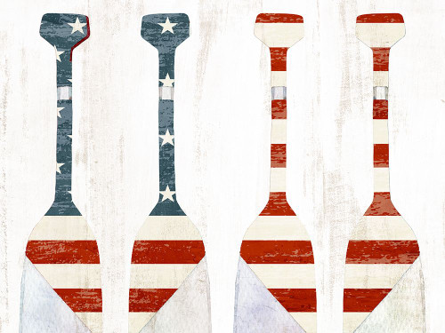 Paddle Paddle USA 2 Poster Print - Kimberly Allen