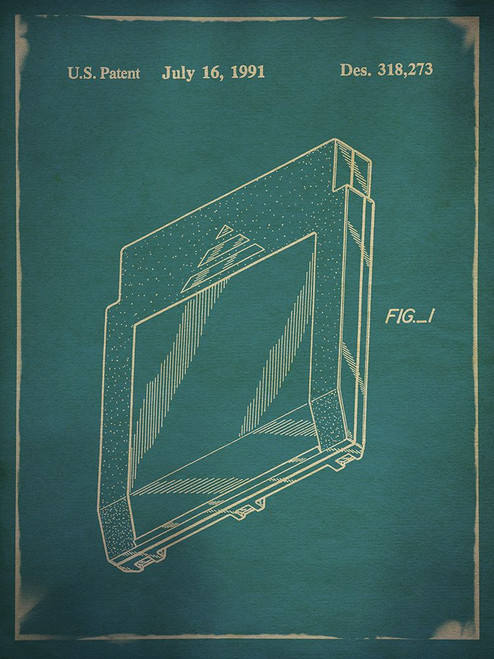 Atari Cartridge Blue Poster Print - ArtLab GI