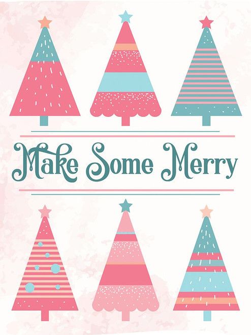 Candy Xmas Trees 1 Poster Print - Melody Hogan
