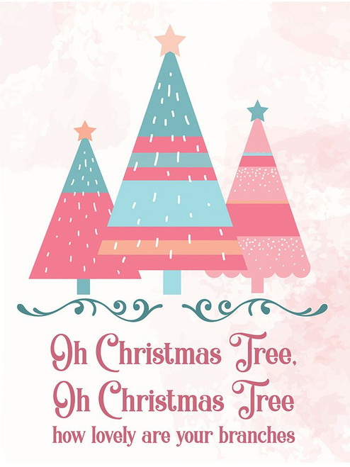 Candy Xmas Trees 2 Poster Print - Melody Hogan