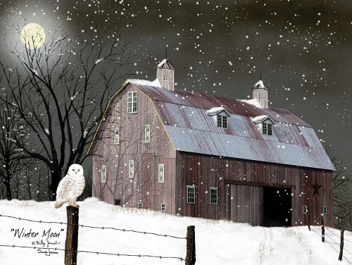 Winter Moon Poster Print - Billy Jacobs
